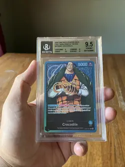Sir Crocodile L ST03-001 One Piece Card Graded Beckett 9.5 Gem Mint Grading - Image 4