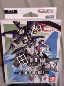Gundam Card Game - Starter Deck Wings of Advance ST02 - English (No Bonus Pack) - Image 1