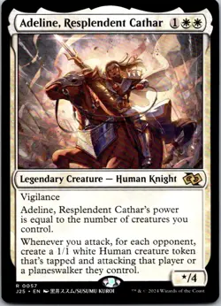 Adeline, Resplendent Cathar (Anime) R Foundations Jumpstart 57 NM - Image 1
