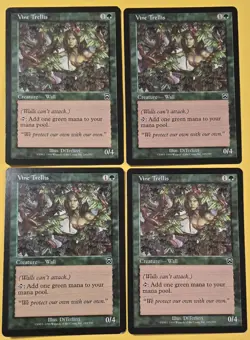 4x Vine Trellis - MTG Magic Mercadian Masques - LP/MP - Image 1