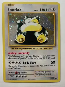 Snorlax Holo XY179 - XY Black Star Promo - Pokemon TCG - MP - Image 1