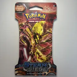 Pokemon TCG: XY Steam Siege Sleeved Booster Pack New Factory Sealed - Image 1