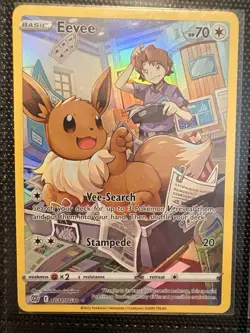 Pokemon Eevee TCG TG11/TG30 Trainer Gallery Brilliant Stars Sword and Shield - Image 1