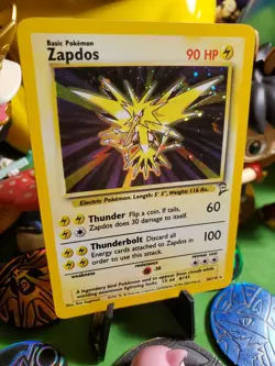 Pokemon TCG Vintage 1999 Base Set 2 Zapdos 20/130 Holo NM/M Free Shipping - Image 2