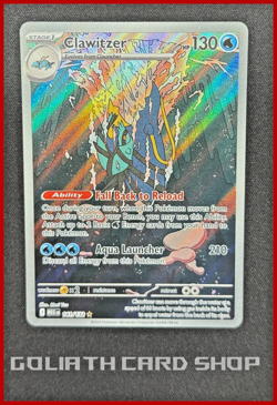 Clawitzer 141/132 Illustration Rare - Me01: Mega Evolution Pokemon TCG - NM - Image 1