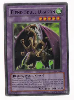 Fiend Skull Dragon LOD-039 Unlimited Super Rare HP - Image 1