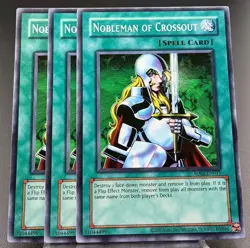Yugioh! 3x Nobleman of Crossout RP02-EN011 Common 2025 Reprint Unlimited LP - Image 1