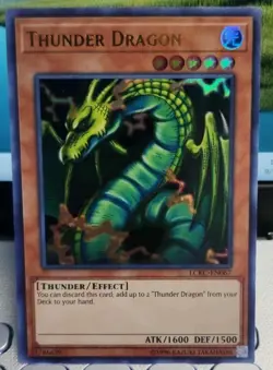 Yugioh Collector's Thunder Dragon LCKC-EN067 Ultra +Bonus - Image 1