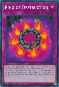 Yugioh! LP Ring of Destruction - YS17-EN036 - Common - 1st Edition Lightly Playe - Image 1
