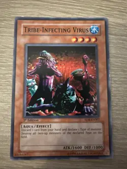 Tribe-Infecting Virus SD4-EN007 LPStructure Deck: Fury from the Deep 1st Edition - Image 1