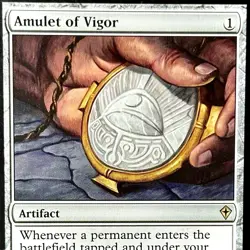 Amulet of Vigor - Reg - MTG - Worldwake - 121/145 - RARE ~ NM - Image 1