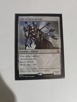 Magic The Gathering Aire Of Seven Deaths Foundations Near Mint 20 Obo - Image 1