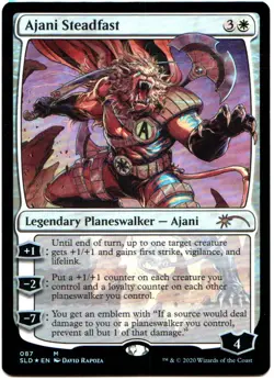 AJANI STEADFAST 87 MAGIC: THE GATHERING SECRET LAIR DROP (SLD) MYTHIC RARE FOIL - Image 1