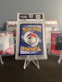 1999 Jungle Flareon Holo Pokemon #3/64 No Symbol Error PSA 7 - Image 2