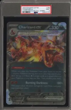 2025 Pokemon SVP-EN Charizard EX Lenticular Jumbo #196 - PSA 9 - Image 1
