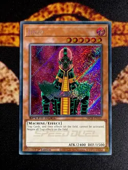 🔥 YUGIOH • JINZO • SECRET RARE • SBCB-EN147 • 1st EDITION • NEAR MINT 🔥 - Image 1