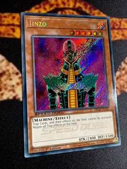 🔥 YUGIOH • JINZO • SECRET RARE • SBCB-EN147 • 1st EDITION • NEAR MINT 🔥 - Image 4