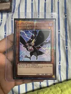 Yugioh D.D. Crow RA02-EN002 Quarter Century Rare 1st Ed NM - Image 1