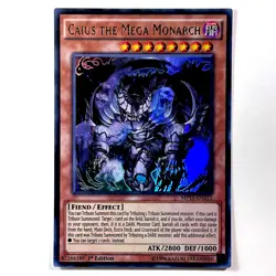 Caius the Mega Monarch MP15-EN215 1st Edition Mega-Tin Mega Pack Yu-Gi-Oh! NM - Image 1