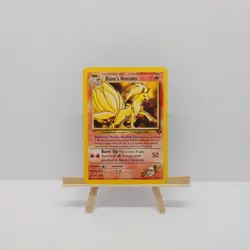 Blaine's Ninetales 21/132 Pokemon Card TCG Gym Challenge Rare MP - Image 2