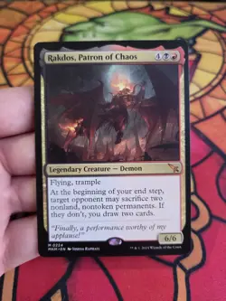 Rakdos, Patron of Chaos Murders at Karlov Manor MTG NM - Image 1