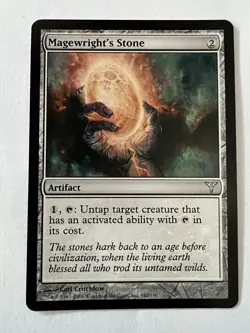 Magic the Gathering MTG Dissension MAGEWRIGHT'S STONE, NM - Image 1