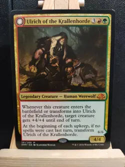 Ulrich of the Krallenhorde - Eldritch Moon - Mythic - NM (see pics) MTG - Image 1