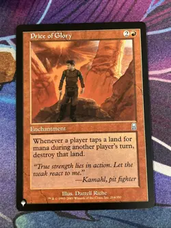 Price of Glory (x1) MTG The List - Mystery Booster 2 - Image 1