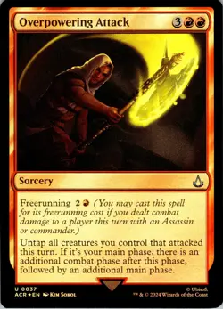 Overpowering Attack - Foil - U - - Universes Beyond: Assassin's Creed - #37 - N - Image 1