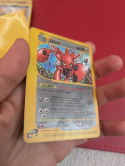 Scizor 32/147 - Aquapolis Non-Holo Pokemon Card Played - Image 4