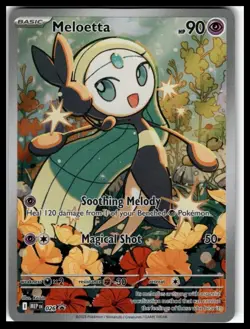 Pokemon Meloetta 026 [Illustration Rare Promo] (NM) Pokemon Mega Evolution LP - Image 1