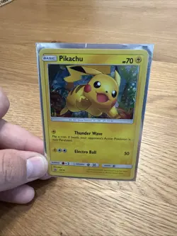 GALAXY HOLO Pikachu SM76 Pokemon Black Star Promo Holographic Foil Rare - Nm - Image 1
