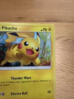 GALAXY HOLO Pikachu SM76 Pokemon Black Star Promo Holographic Foil Rare - Nm - Image 4