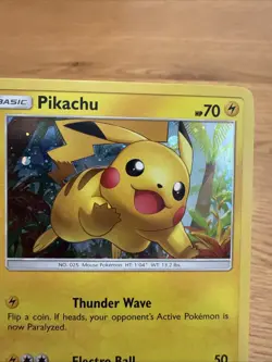 GALAXY HOLO Pikachu SM76 Pokemon Black Star Promo Holographic Foil Rare - Nm - Image 5