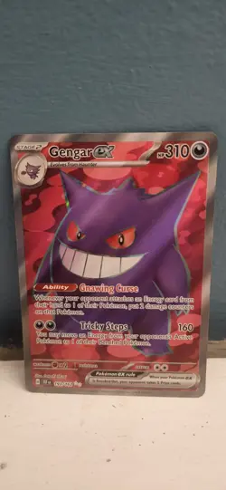 Pokemon TCG Gengar Ex 193/162 SV05: Temporal Forces Holo - Image 1