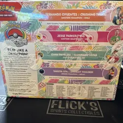 POKEMON TCG 2024 WORLD CHAMPIONSHIPS DECK FACTORY SEALED 8 DECK DISPLAY - Image 2