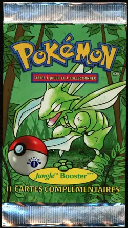 Booster vide Pokemon Insecateur Edition 1 Jungle Francais - Image 1