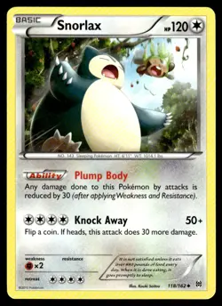 Pokemon TCG Snorlax XY - BREAKthrough #118 - Image 1