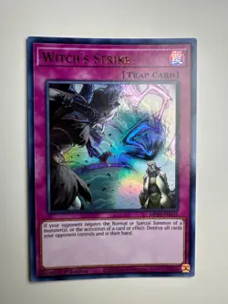 YuGiOh Witch’s Strike MP20-EN035 Ultra Rare 1st Edition - LP - Image 1