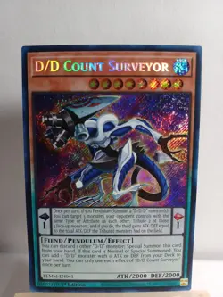 D/D Count Surveyor BLMM-EN041 1st Edition Secret Rare Yu-Gi-Oh! NM - Image 1
