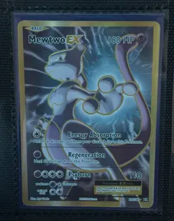 Pokemon Mewtwo EX Full Art Holo Ultra Rare Card 103/108 XY Evolutions - Image 1