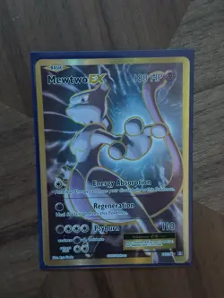 Pokemon Mewtwo EX Full Art Holo Ultra Rare Card 103/108 XY Evolutions - Image 2