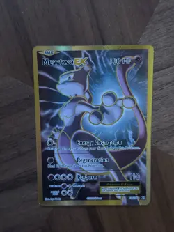 Pokemon Mewtwo EX Full Art Holo Ultra Rare Card 103/108 XY Evolutions - Image 4