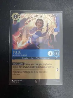 3X Lorcana Belle - Apprentice Inventor Promo Card 37/P3 EN 🇬🇧 - Exclusive - Image 1