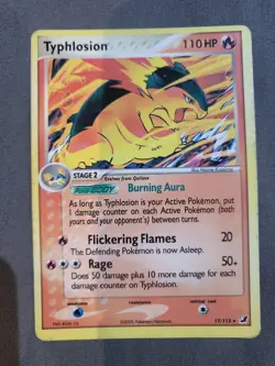 Typhlosion 17/115 Ex Unseen Forces - Pokemon Card TCG - Image 2