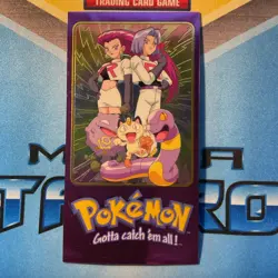 TEAM ROCKET 3 OF Pokemon Card Topps TV Animation Tin Topper 2000 Jumbo OVERSIZED - Image 1