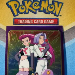 TEAM ROCKET 3 OF Pokemon Card Topps TV Animation Tin Topper 2000 Jumbo OVERSIZED - Image 2