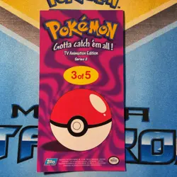 TEAM ROCKET 3 OF Pokemon Card Topps TV Animation Tin Topper 2000 Jumbo OVERSIZED - Image 4