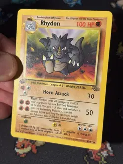 Pokemon Cards Rhydon 45/64 Jungle FIRST EDITION WOTC - (LP) - Image 2