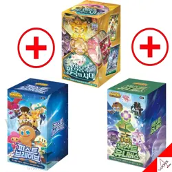 Cookie Run Braverse Vol.1+Vol.2+Vol.3 3-Box Set Booster Pack Card TCG-Korean Ver - Image 1